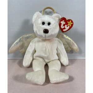 TY Beanie Baby “ HALO “ With Brown Nose & Tags